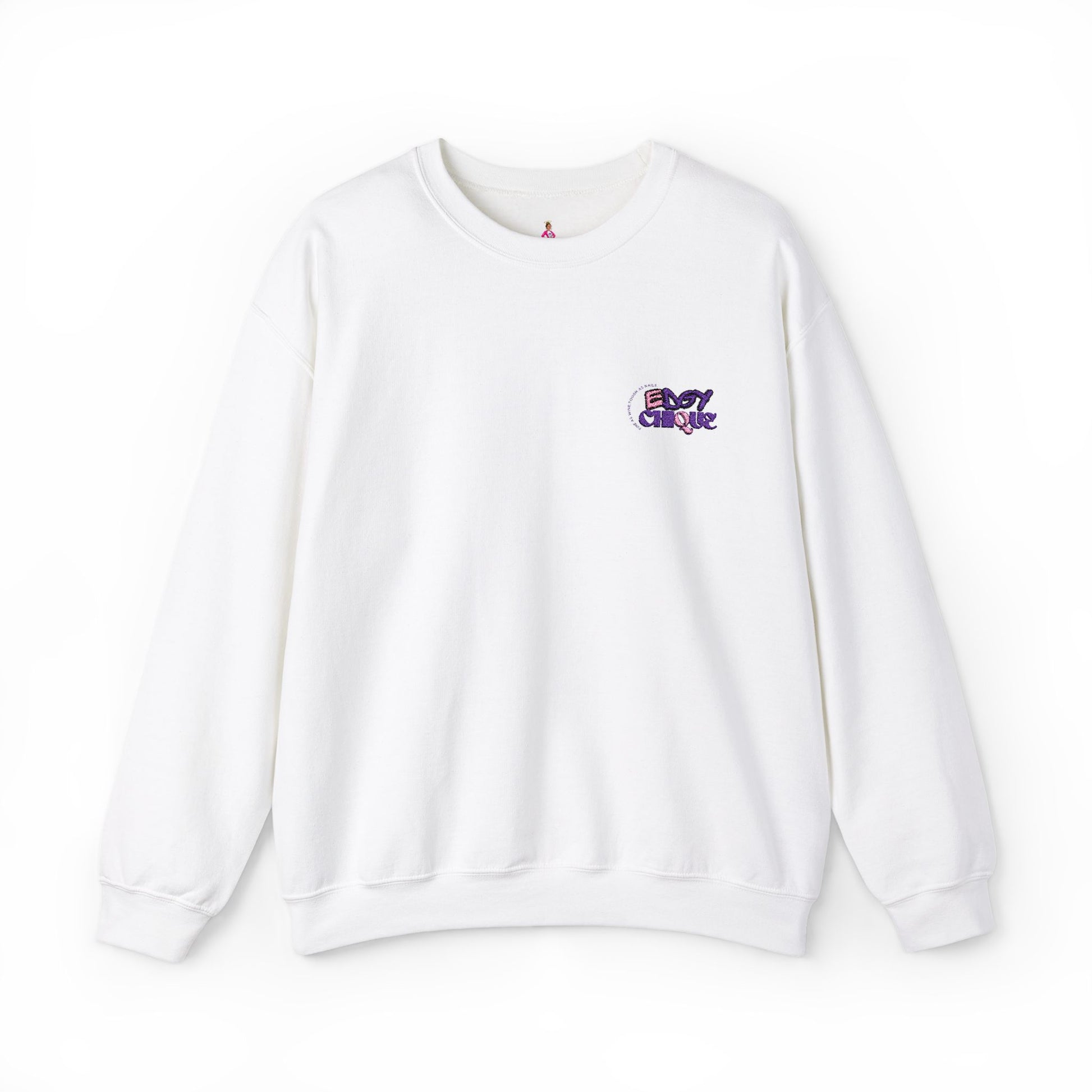 Embroidered Edgy Chique Sweatshirt