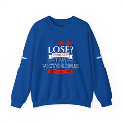 Collection of Inspirational Crewneck Sweatshirt - I AM VICTORIOUS 1 COR. 15:57 | Faith & Victory Apparel in a gallery layout