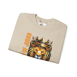 Collection of Lion of Judah Unisex Crewneck Sweatshirt - Faith-Inspired Apparel in a gallery layout