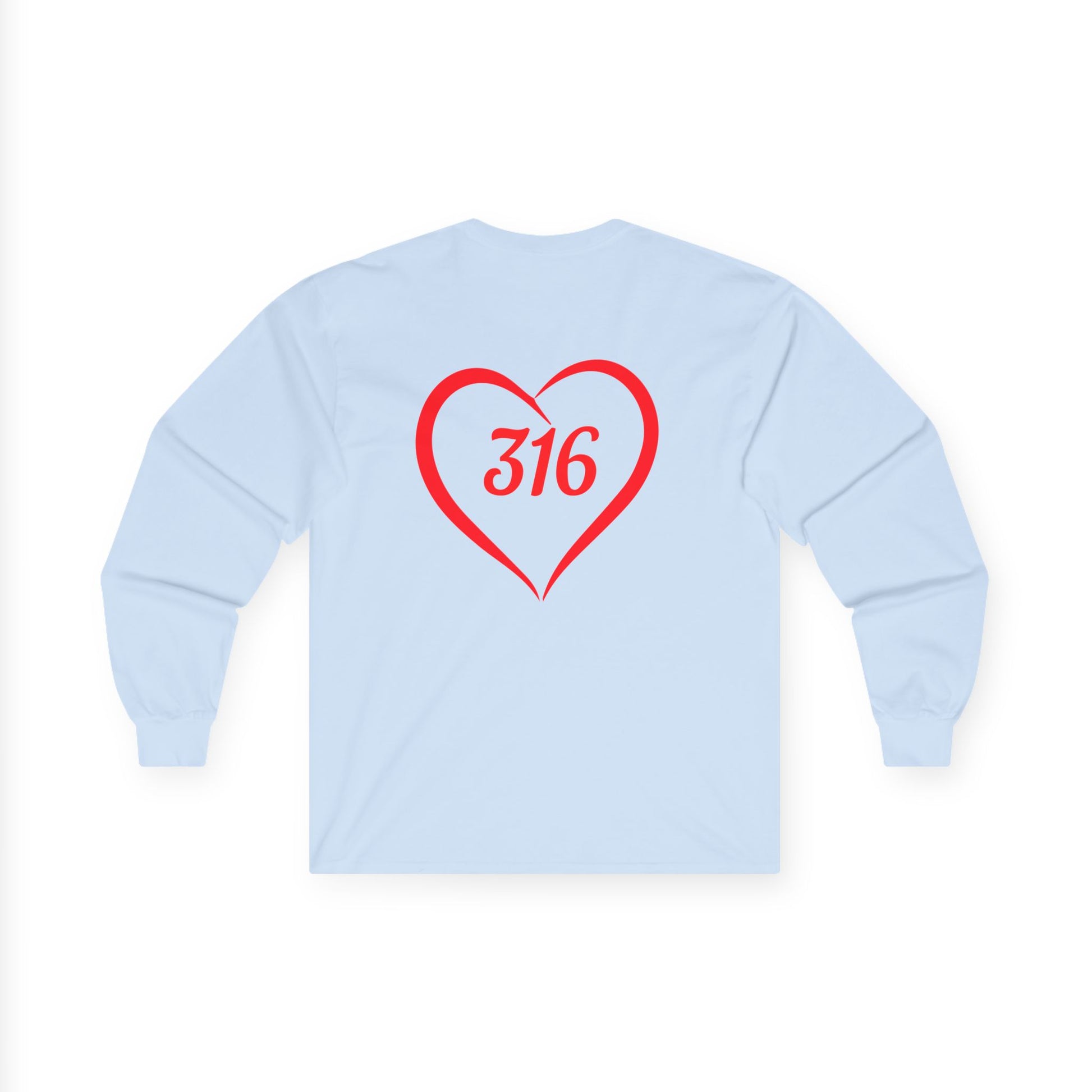 Heart 316 Unisex Ultra Cotton Long Sleeve Tee - Perfect Gift for Faith & Love Events