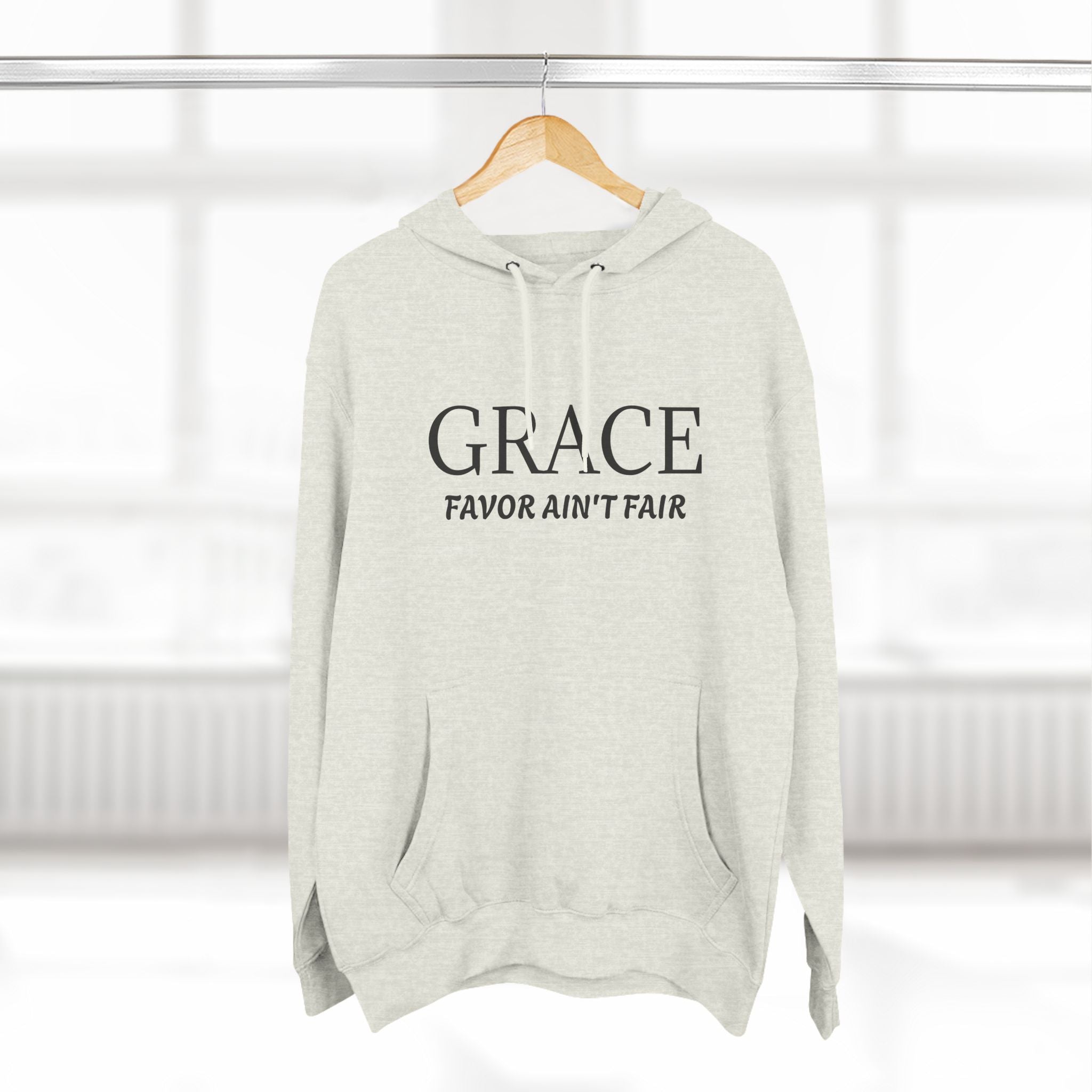 Collection of Grace Favor Ain't Fair Hoodie - Cozy Inspirational Fleece in a gallery layout