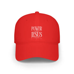 Collection of Power of Jesus Low Profile Baseball Cap in a gallery layout