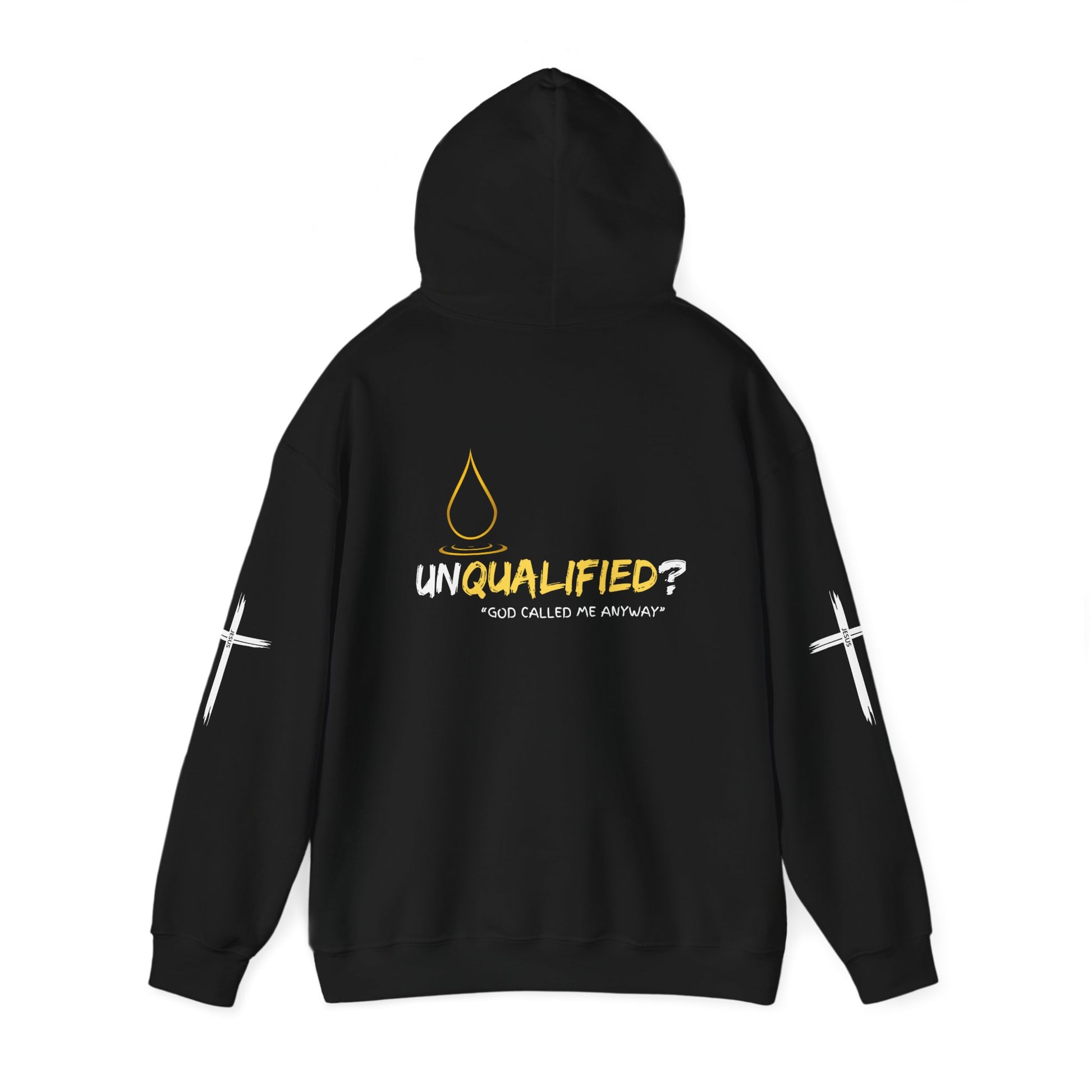 Unisex Hoodie: Unqualified? God Called Me Anyway - Faith-Inspired Apparel