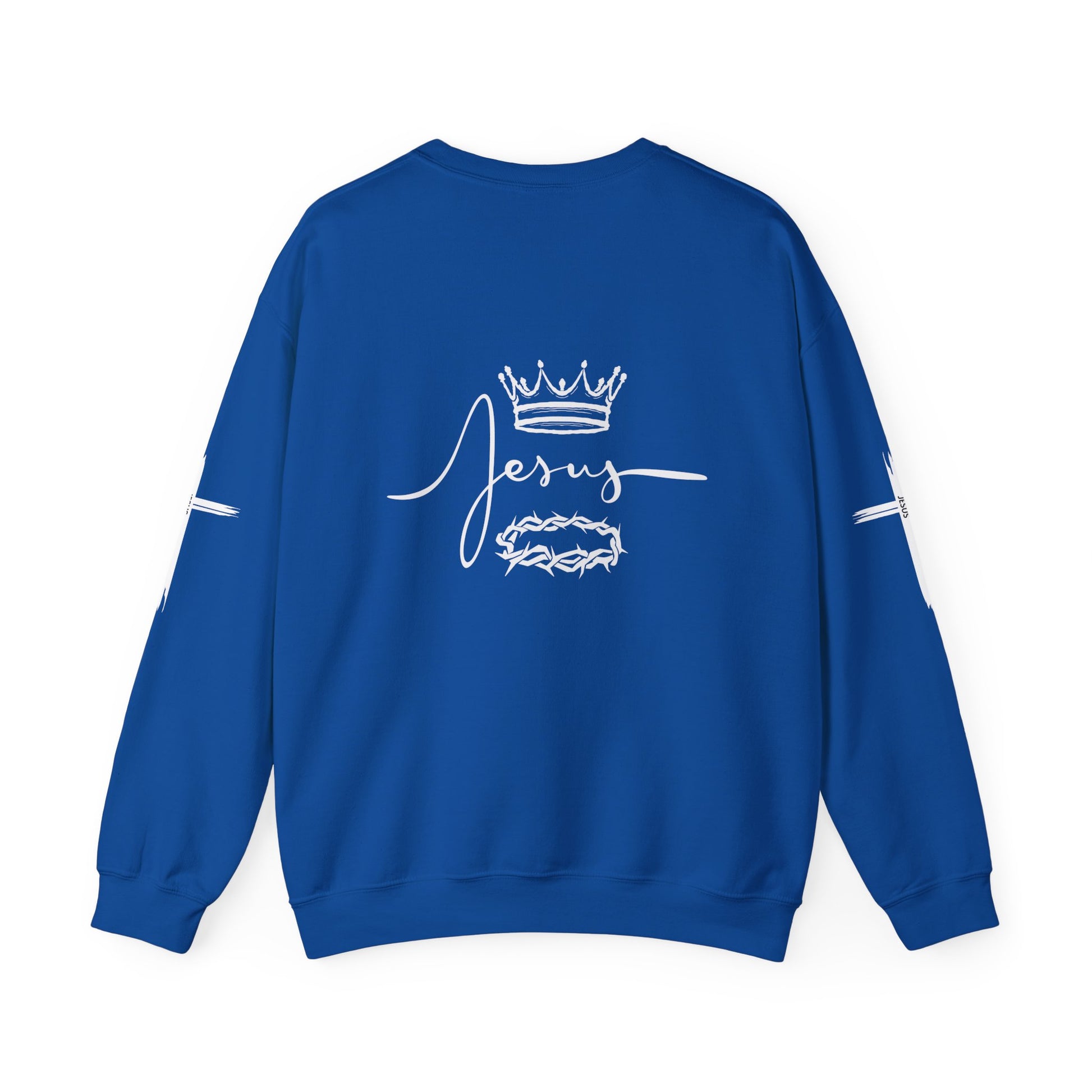 Jesus Crown & Thorns Unisex Crewneck Sweatshirt