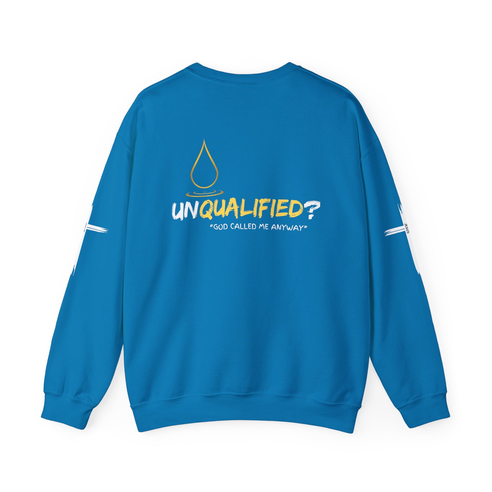 QUALIFIED "God Called Me Anyway" Unisex Crewneck Sweatshirt - Cozy Motivational Apparel