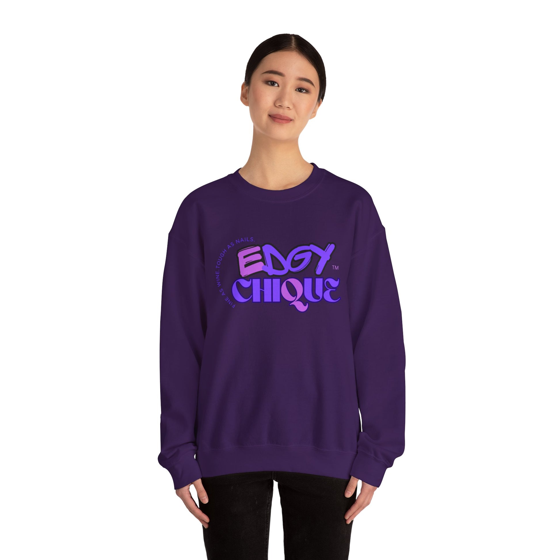 Edgy Chique Unisex Heavy Blend™ Crewneck Sweatshirt - Trendy & Comfortable Apparel