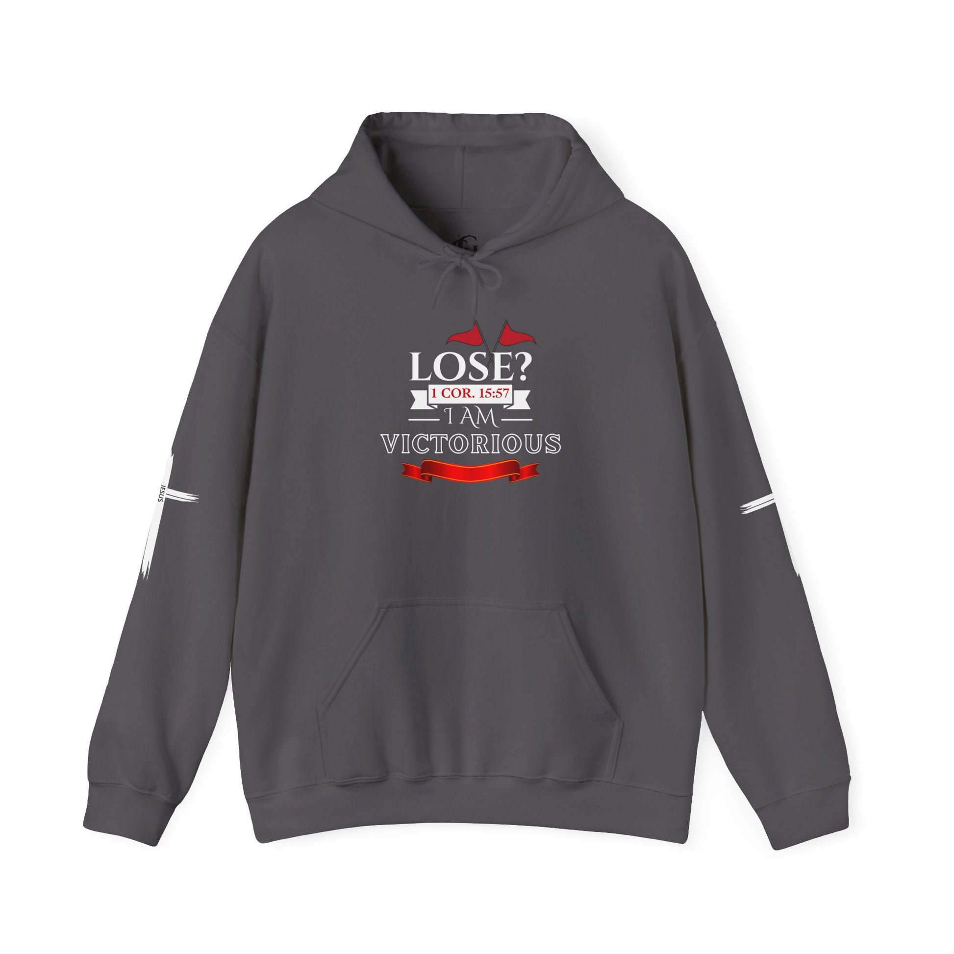 Victorious Faith Hooded Sweatshirt - Inspirational Christian Apparel