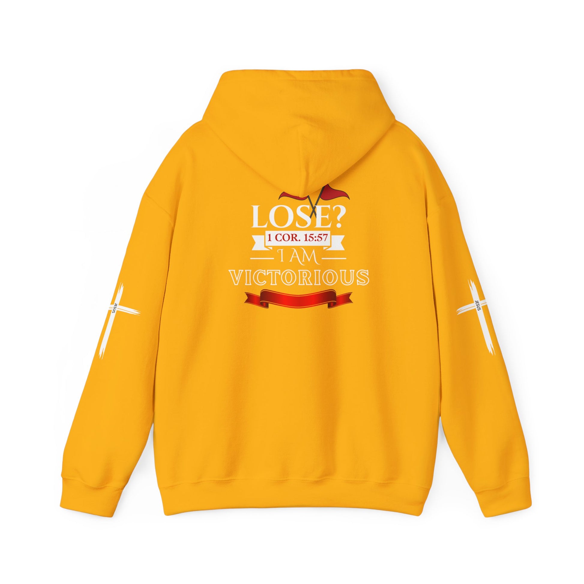 Victorious Faith Hooded Sweatshirt - Inspirational Christian Apparel