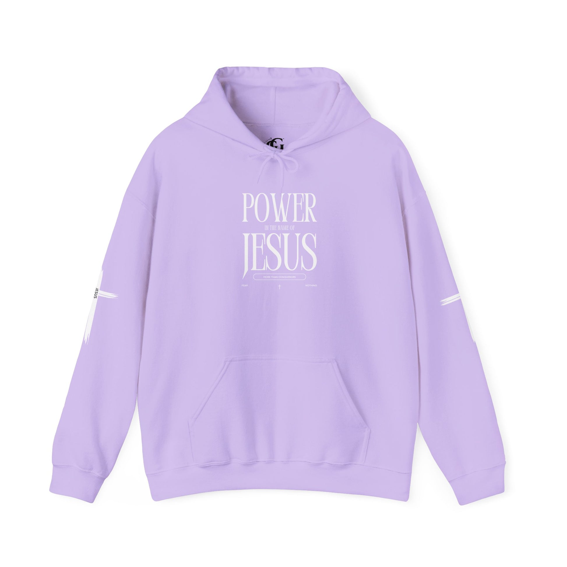 Power in the Name of Jesus Hoodie - Unisex Heavy Blend Sweatshirt for Faith and Inspiration