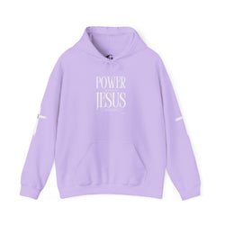 Collection of Power in the Name of Jesus Hoodie - Unisex Heavy Blend Sweatshirt for Faith and Inspiration in a gallery layout