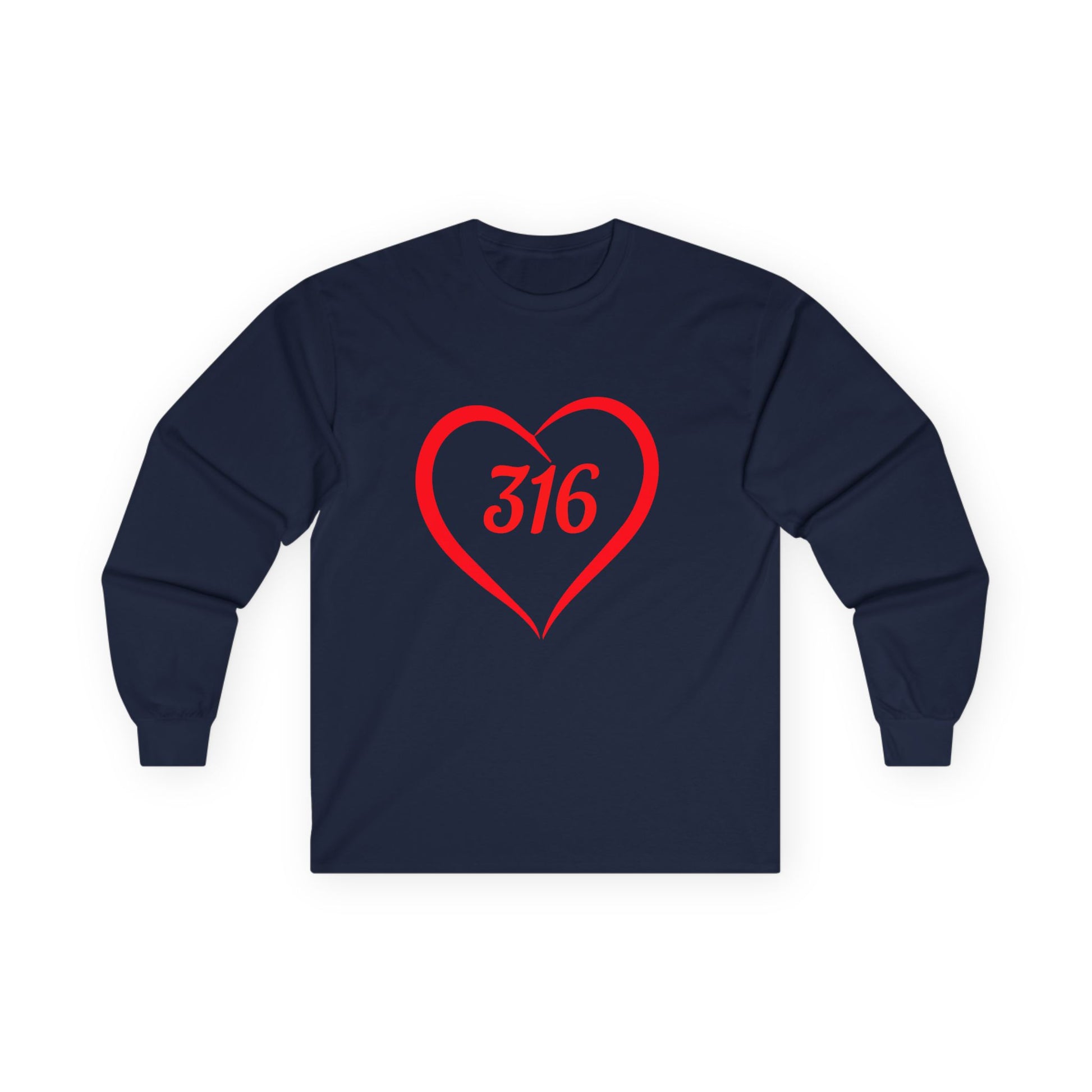 Heart 316 Unisex Ultra Cotton Long Sleeve Tee - Perfect Gift for Faith & Love Events