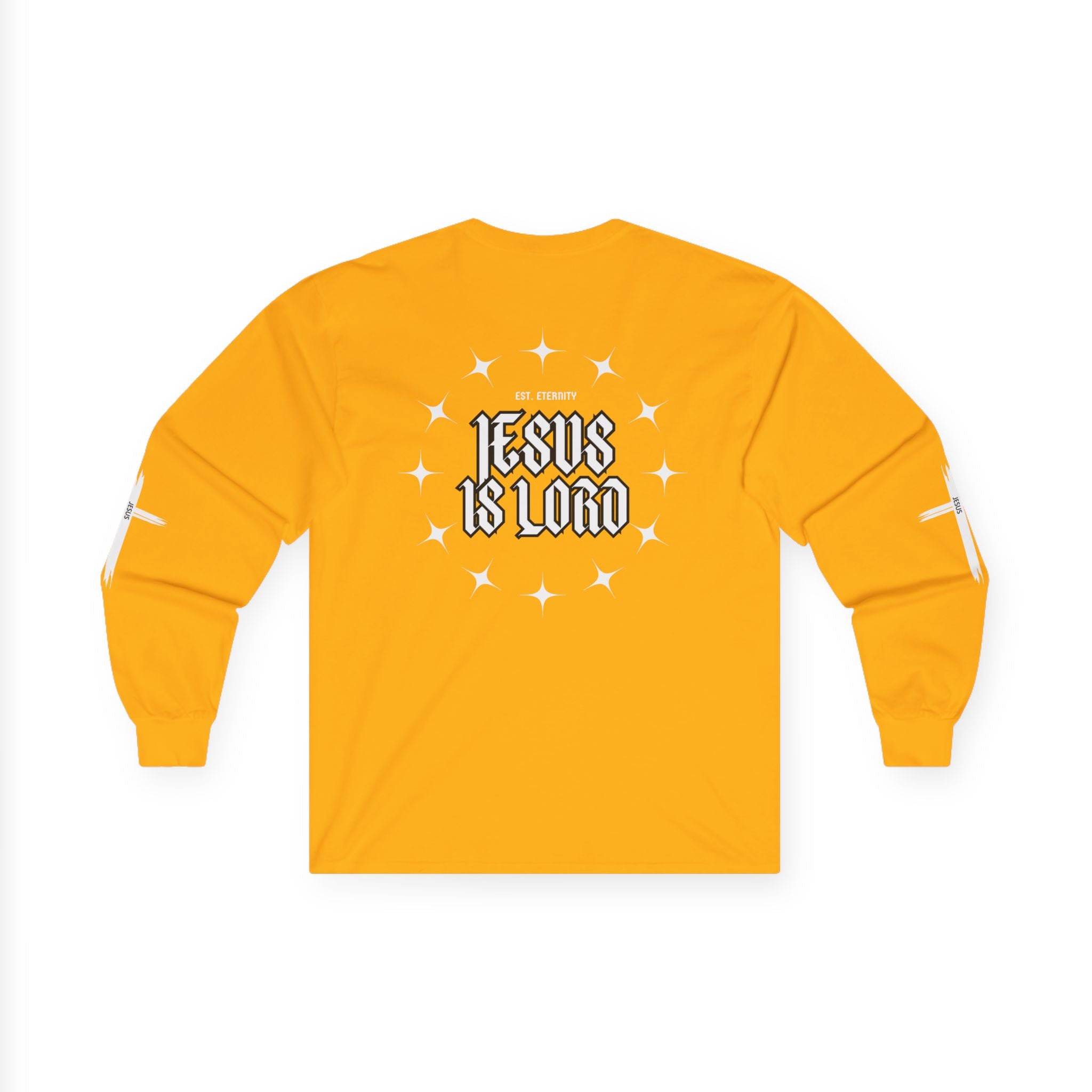 Collection of Faith-Inspired Unisex Long Sleeve Tee - 'Jesus is Lord' Design in a gallery layout