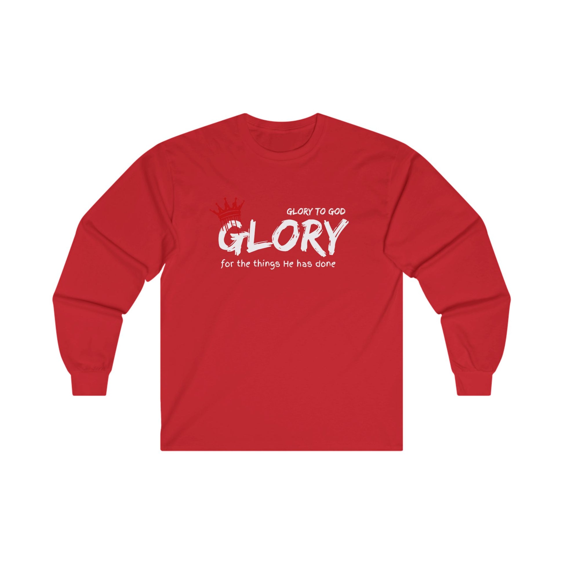 Unisex Long Sleeve Tee - 'Glory' To God - Comfortable & Stylish Apparel for All Occasions