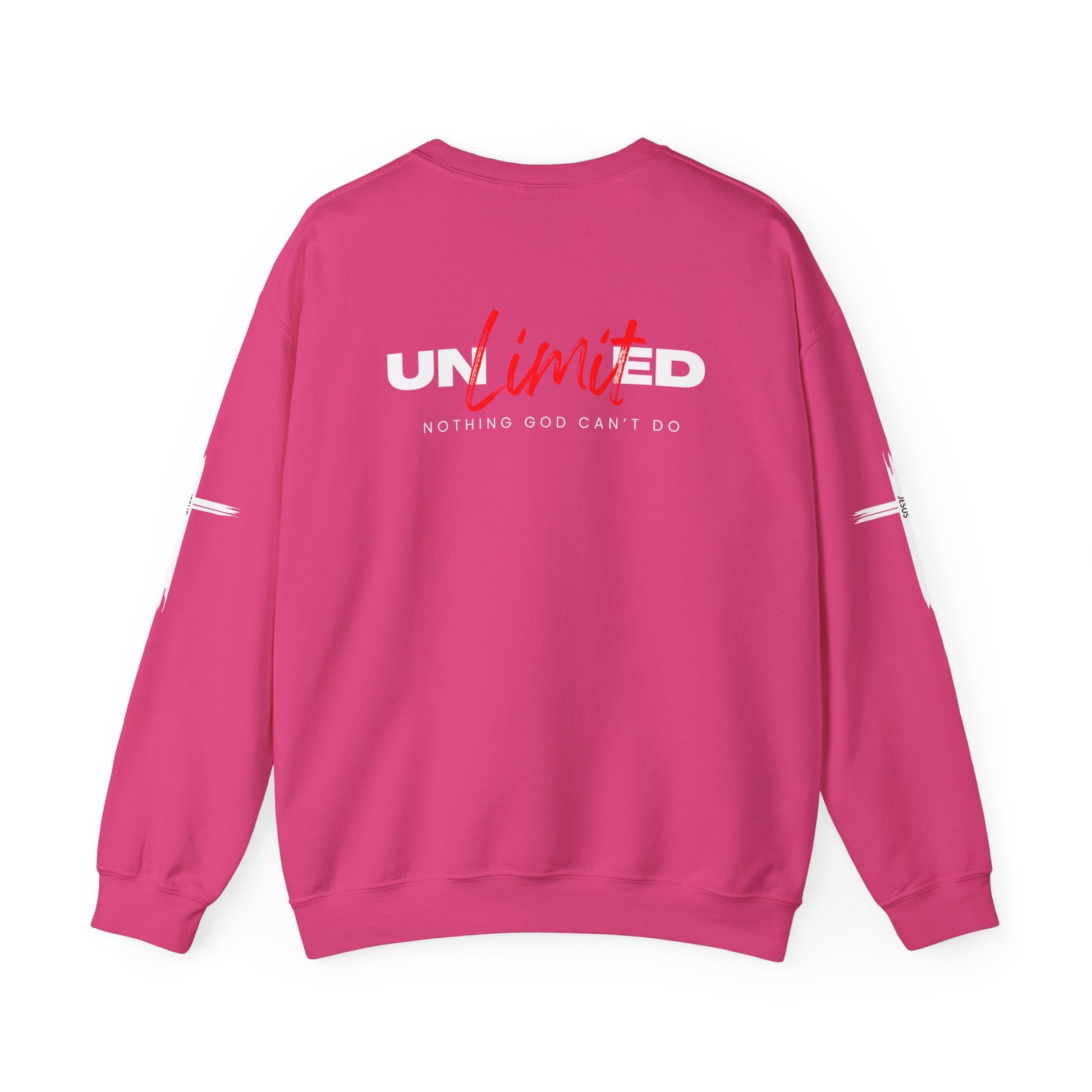 Unlimited "Nothing God Can't Do" Crewneck Sweatshirt - Motivational Everyday Wear