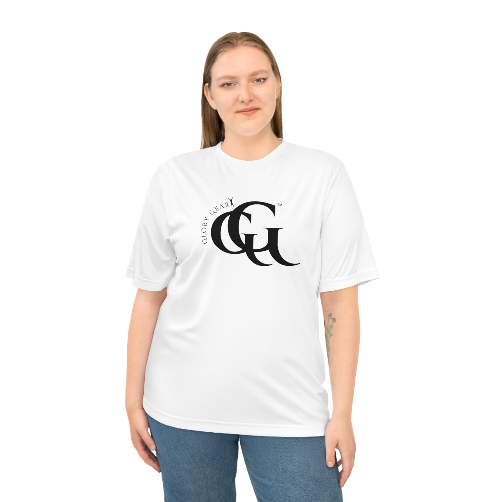 Collection of Glory Gear Unisex Zone Performance T-Shirt - Comfortable Activewear for Fitness Enthusiasts in a gallery layout