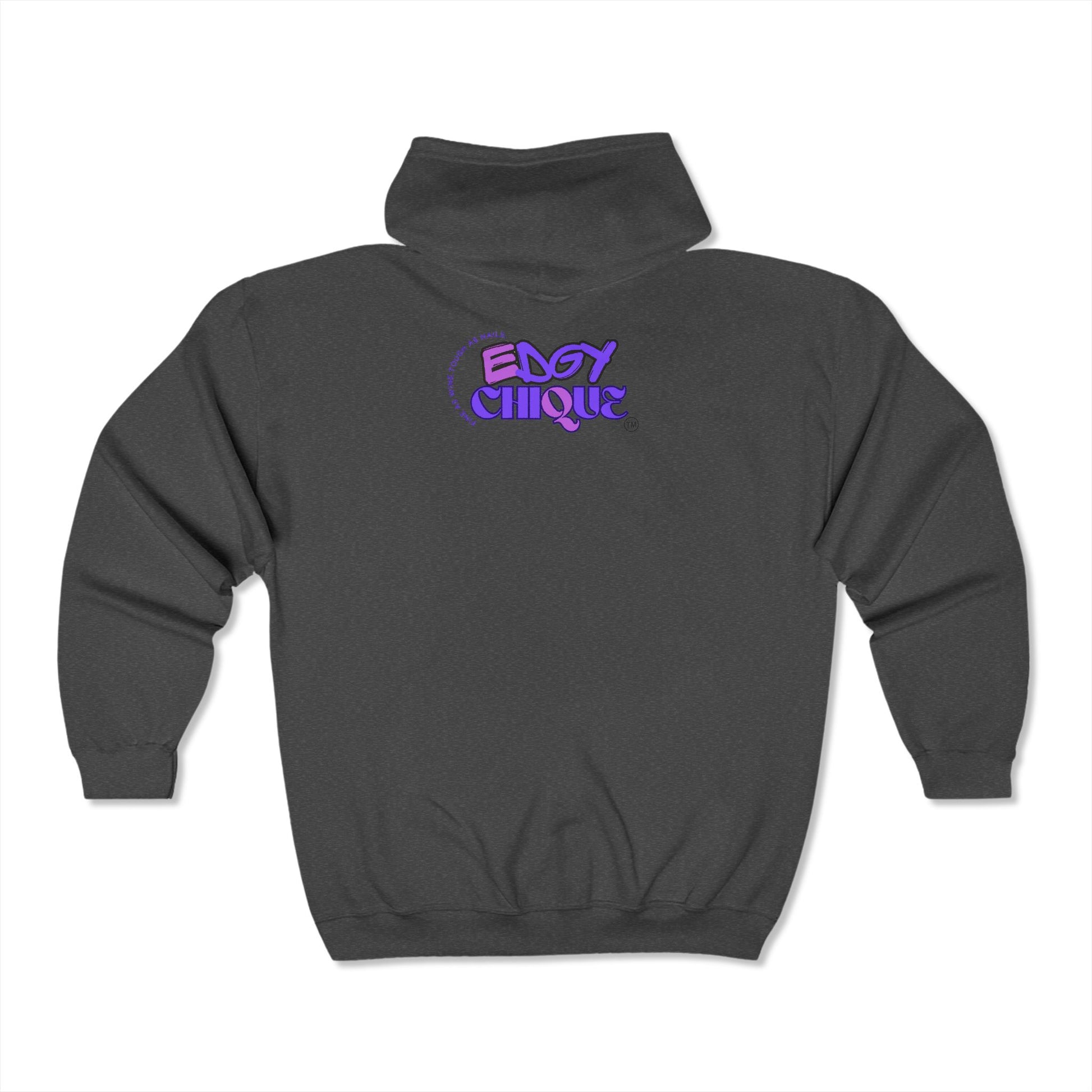 Edgy Chique Heavy Blend™ Full Zip Hooded Sweatshirt