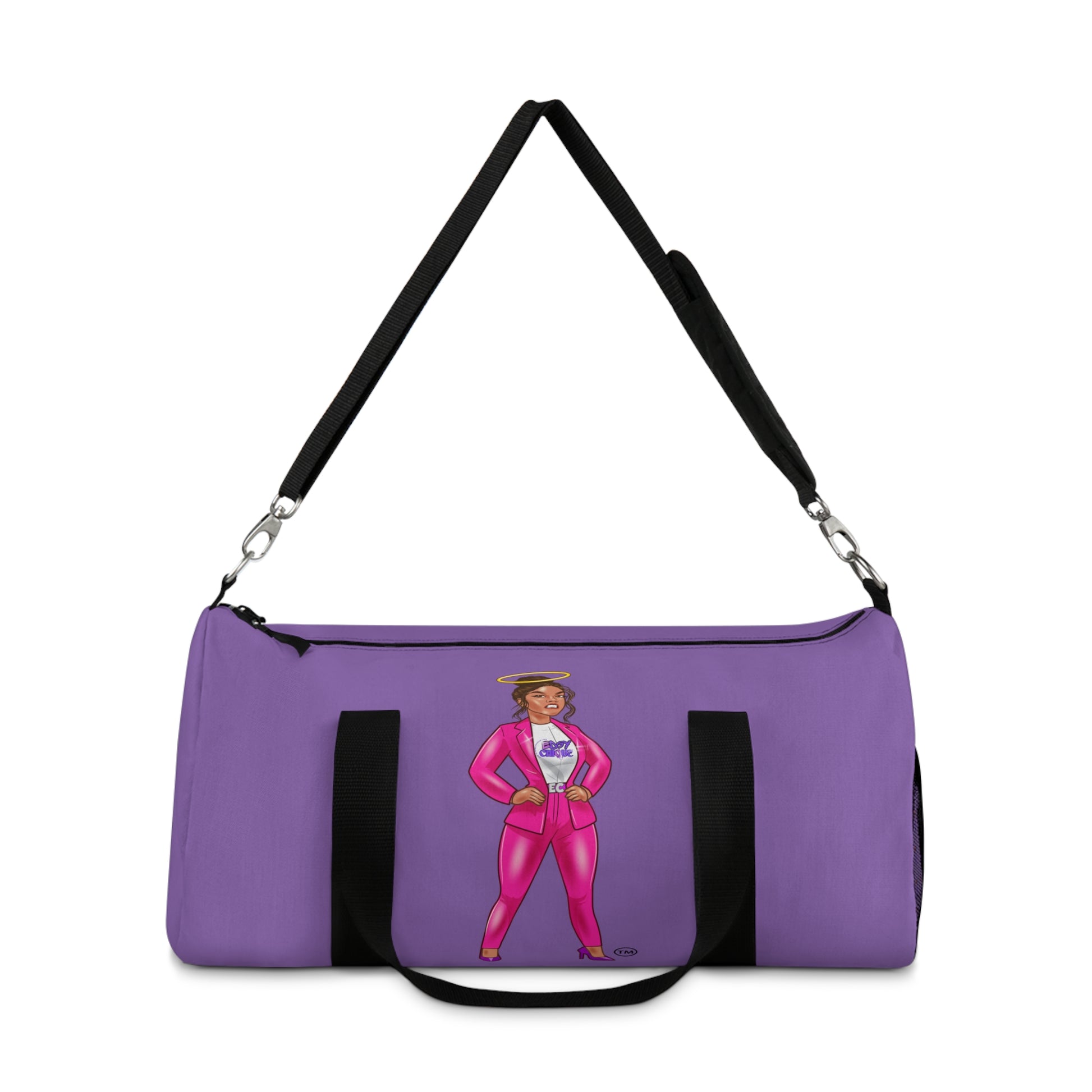 Edgy Chique Empowerment Duffel Bag - Bold Design for Fitness & Travel