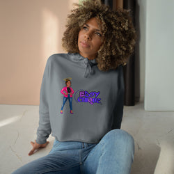 Collection of Edgy Chique Crop Hoodie in a gallery layout