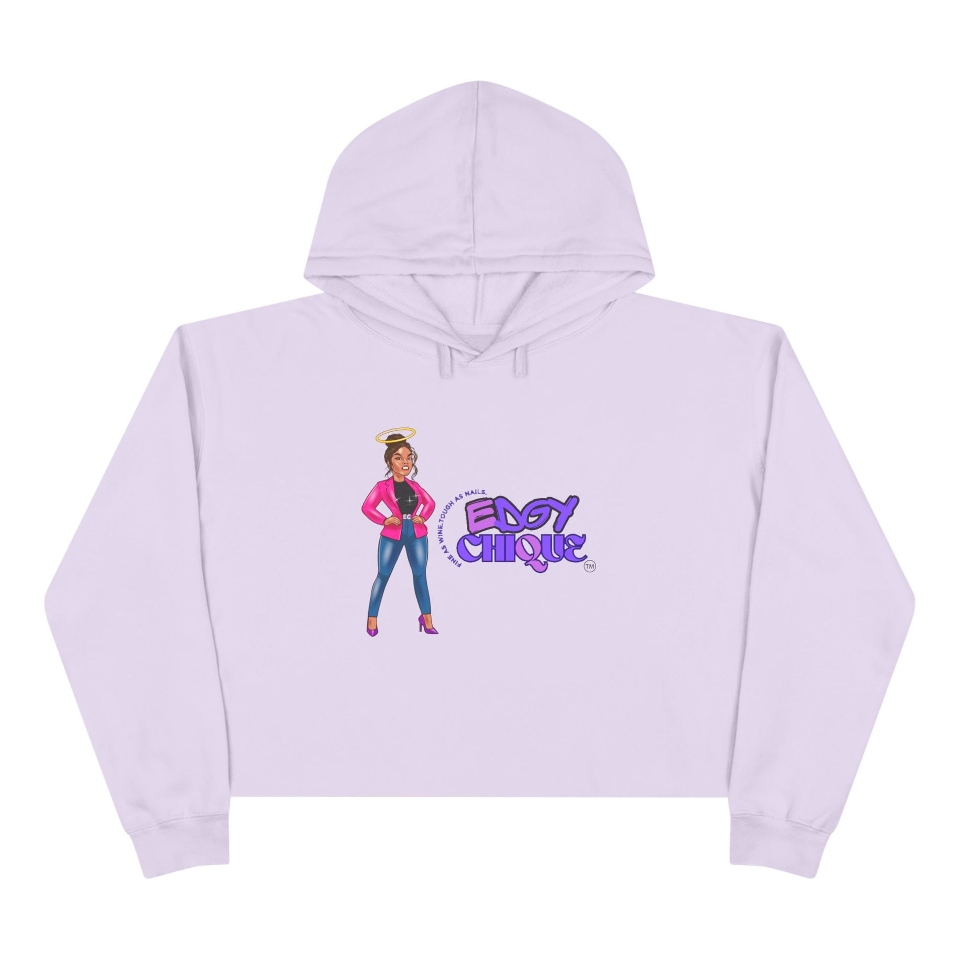 Edgy Chique Crop Hoodie