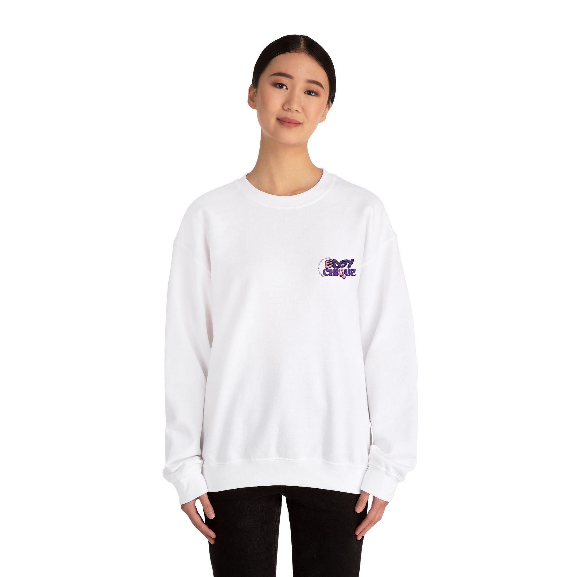 Embroidered Edgy Chique Sweatshirt