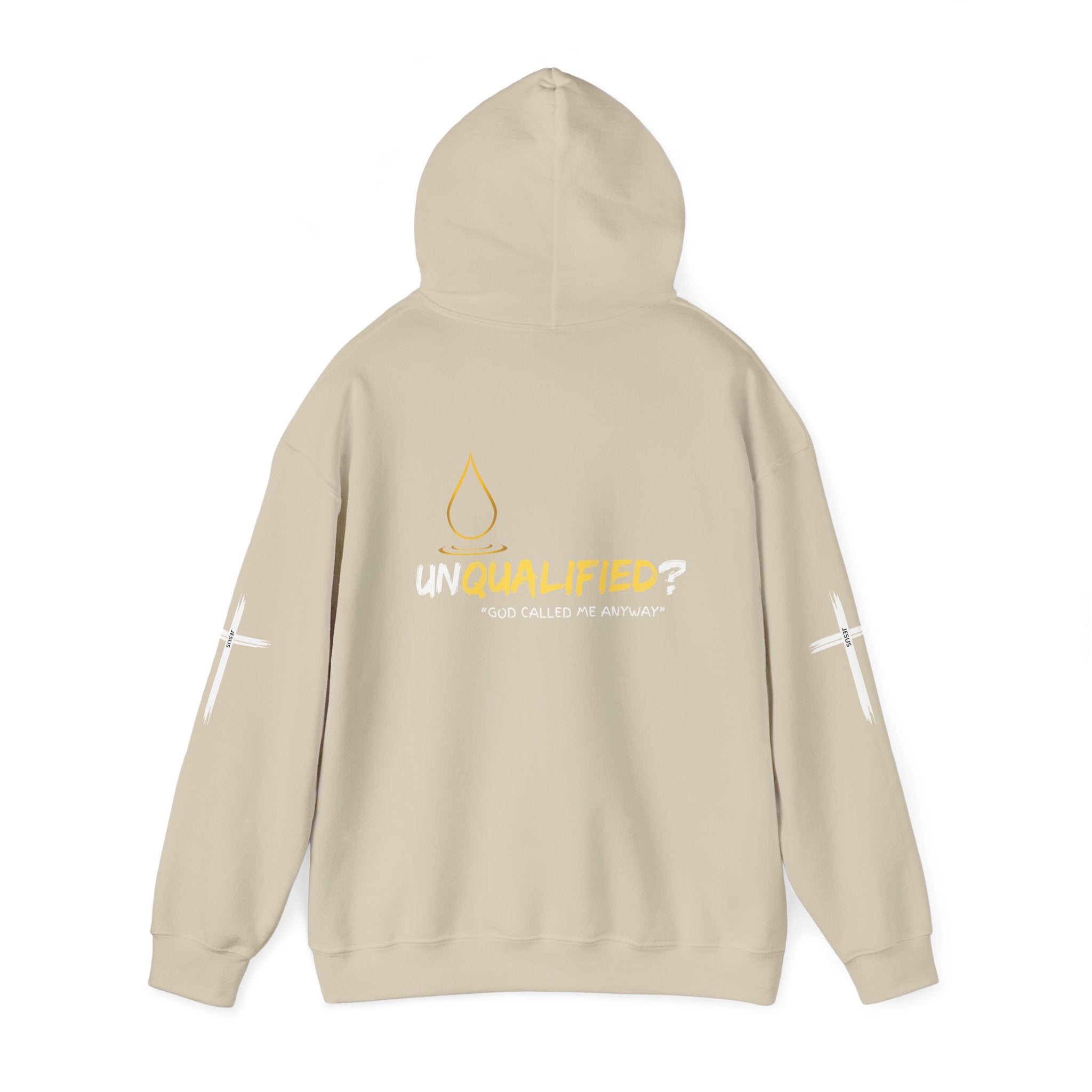 Collection of Unisex Hoodie: Unqualified? God Called Me Anyway - Faith-Inspired Apparel in a gallery layout