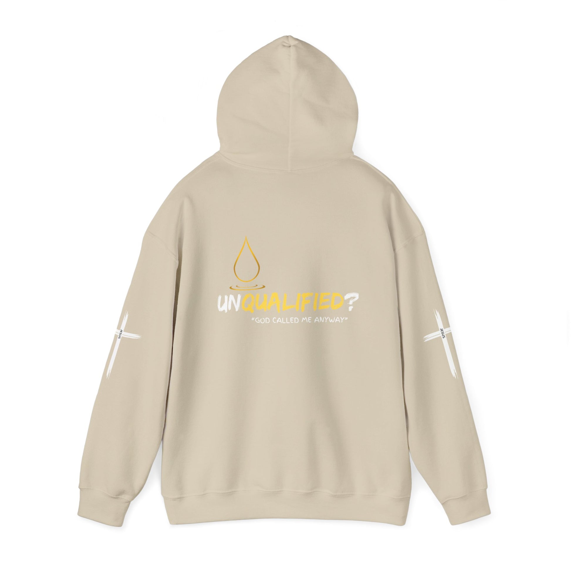 Unisex Hoodie: Unqualified? God Called Me Anyway - Faith-Inspired Apparel