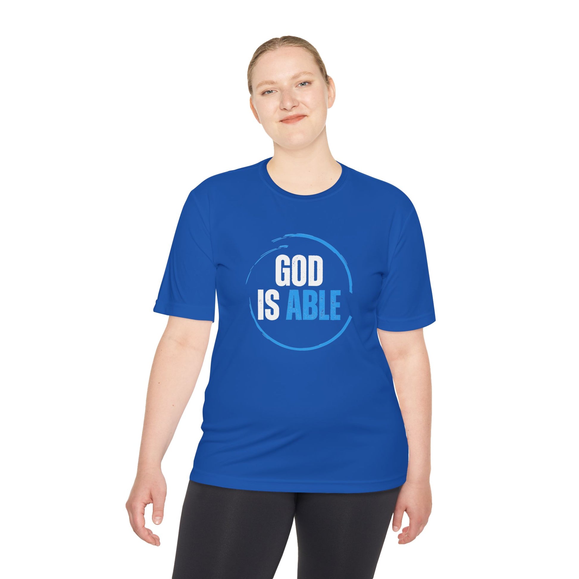 "God is Able" Unisex Moisture Wicking Tee