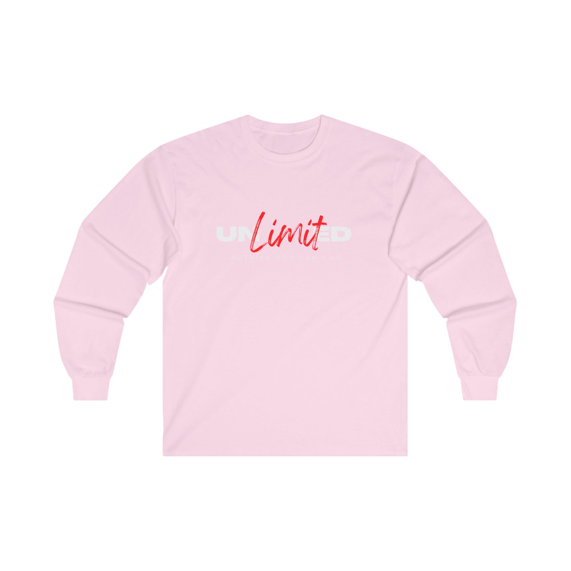 "Unlimited: Nothing God Can't Do" - Unisex Ultra Cotton Long Sleeve Tee