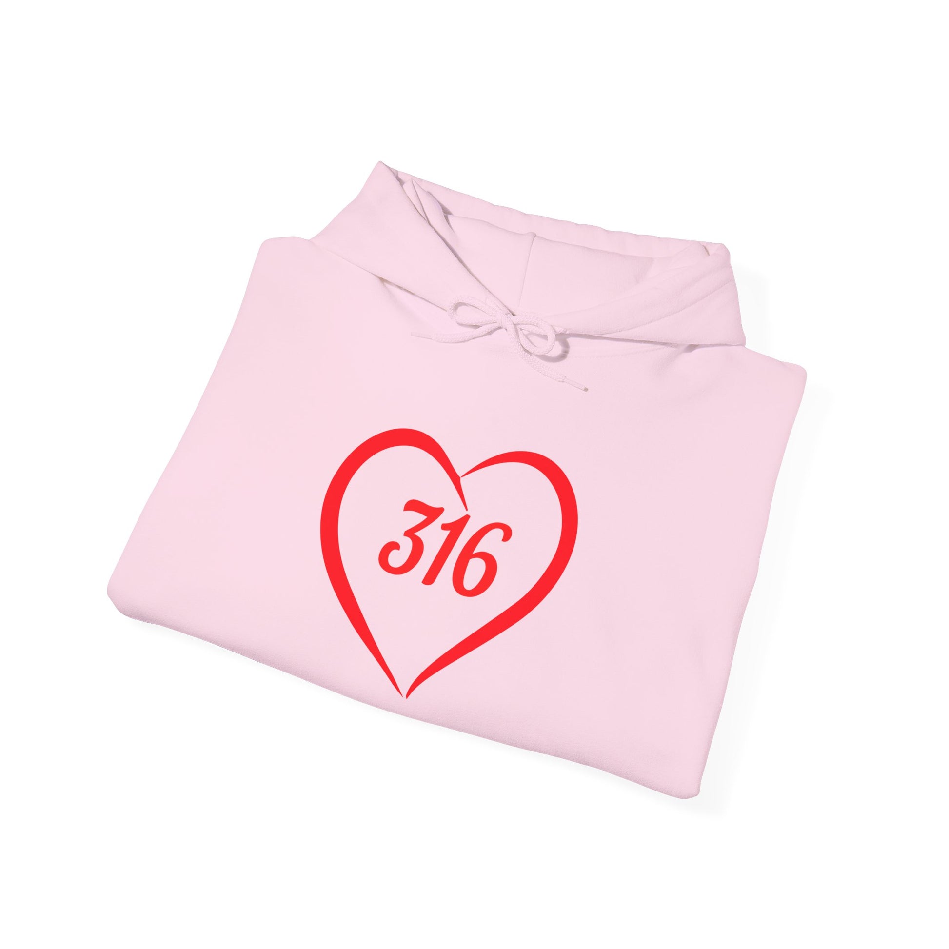 Heart 316 Unisex Heavy Blend Hooded Sweatshirt - Comfortable Faith-Inspired Apparel