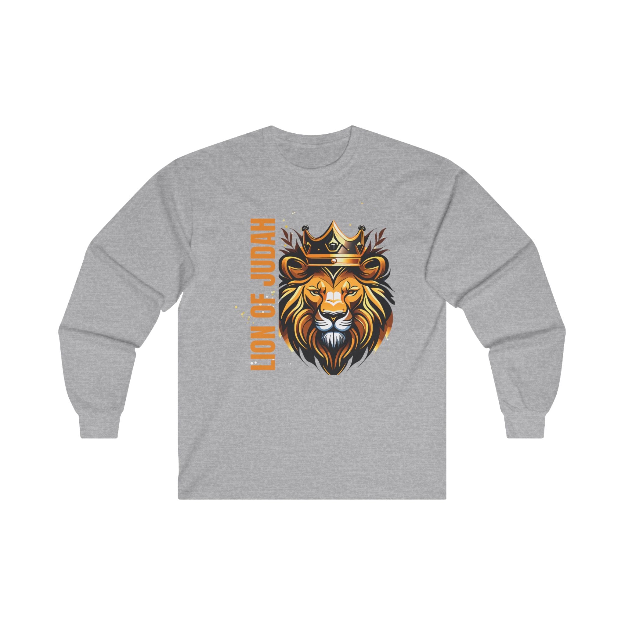 Collection of Lion of Judah Long Sleeve Tee - Unisex Ultra Cotton Shirt in a gallery layout