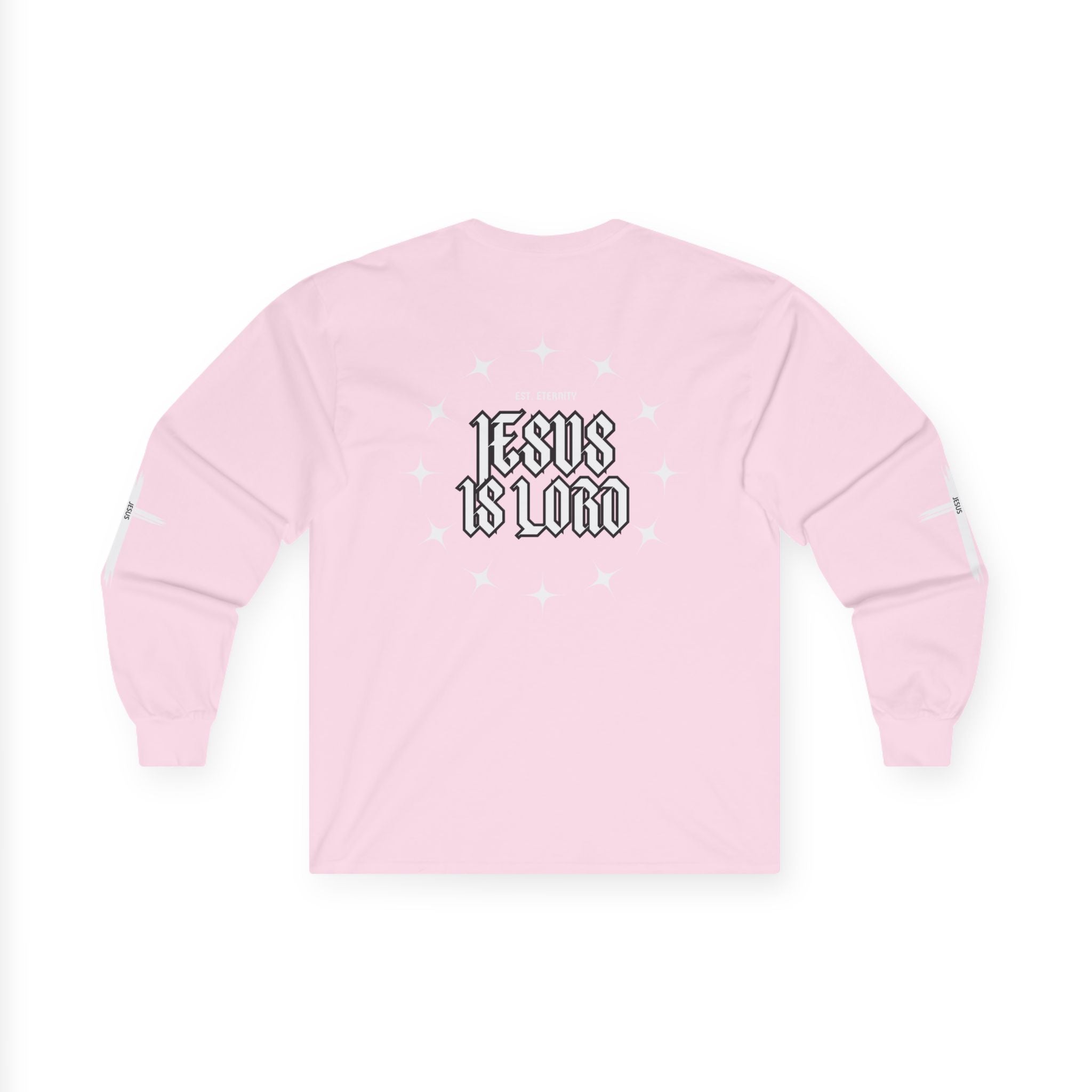 Collection of Faith-Inspired Unisex Long Sleeve Tee - 'Jesus is Lord' Design in a gallery layout