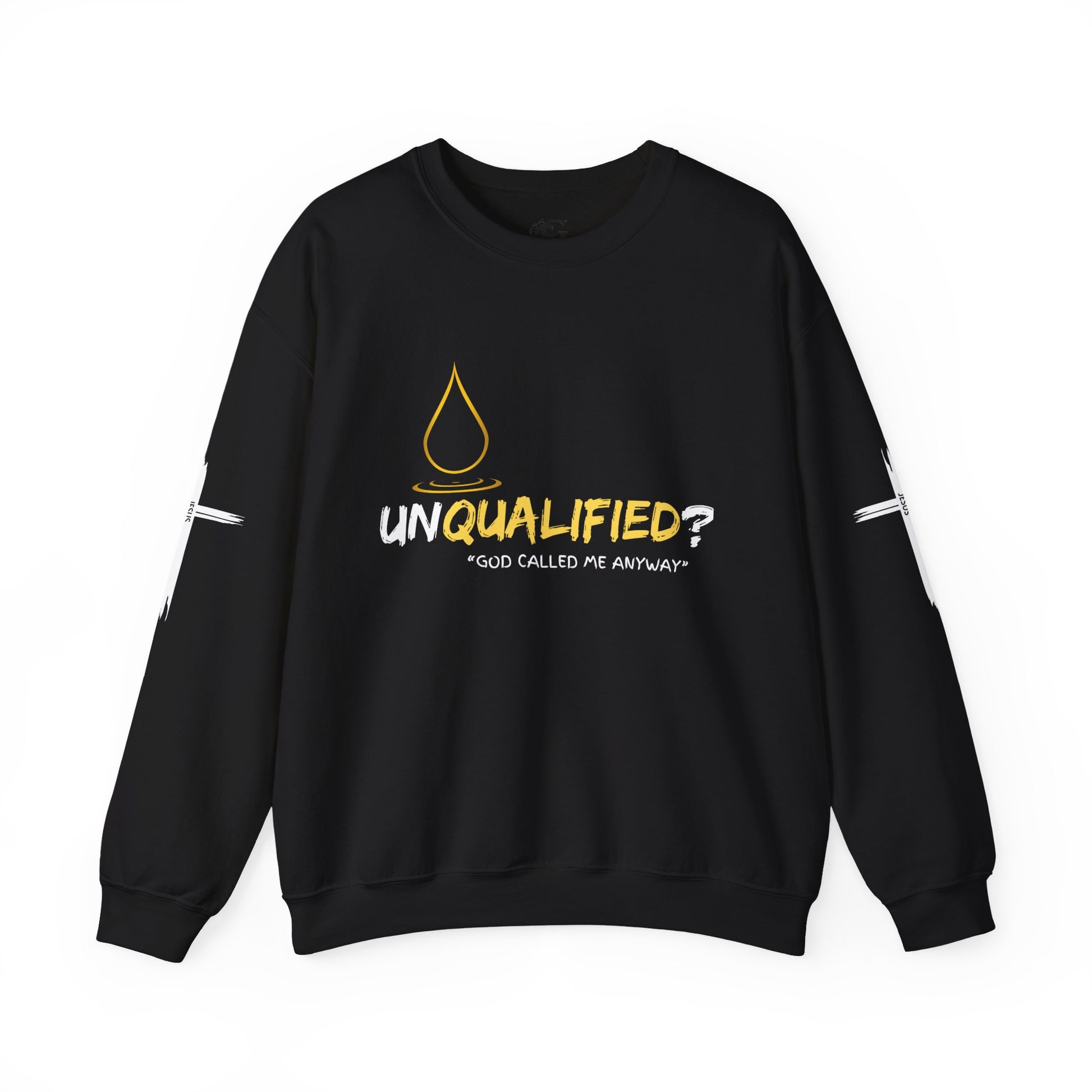 QUALIFIED "God Called Me Anyway" Unisex Crewneck Sweatshirt - Cozy Motivational Apparel