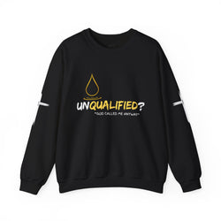 Collection of QUALIFIED "God Called Me Anyway" Unisex Crewneck Sweatshirt - Cozy Motivational Apparel in a gallery layout