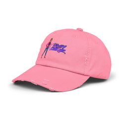 Collection of Edgy Chique Unisex Distressed Cap - Trendy Hat for Fashion-Forward Individuals in a gallery layout