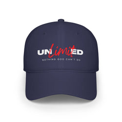 Collection of Unlimited "Nothing God Can't Do" Baseball Cap in a gallery layout