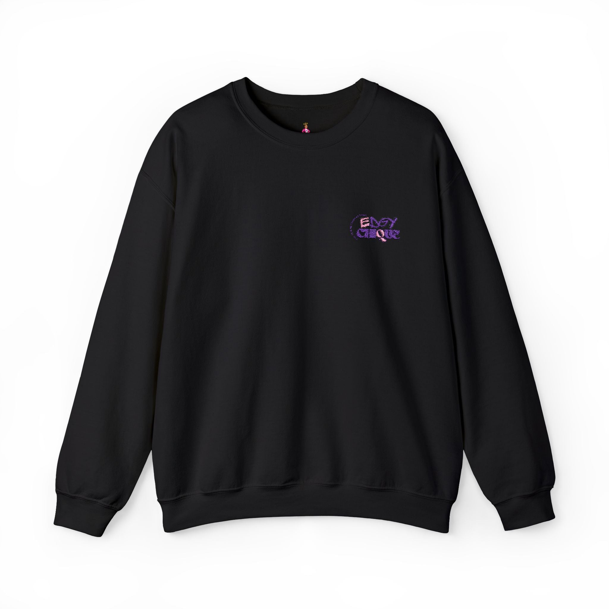 Collection of Embroidered Edgy Chique Sweatshirt in a gallery layout