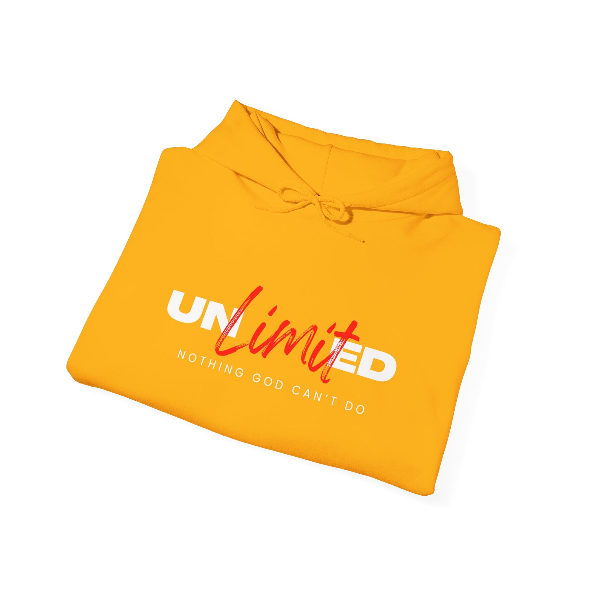 "UNLIMITED: Nothing God Can't Do" - Faith-Inspired Hoodie