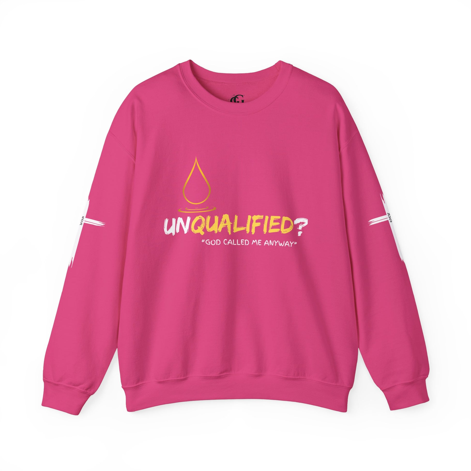 QUALIFIED "God Called Me Anyway" Unisex Crewneck Sweatshirt - Cozy Motivational Apparel