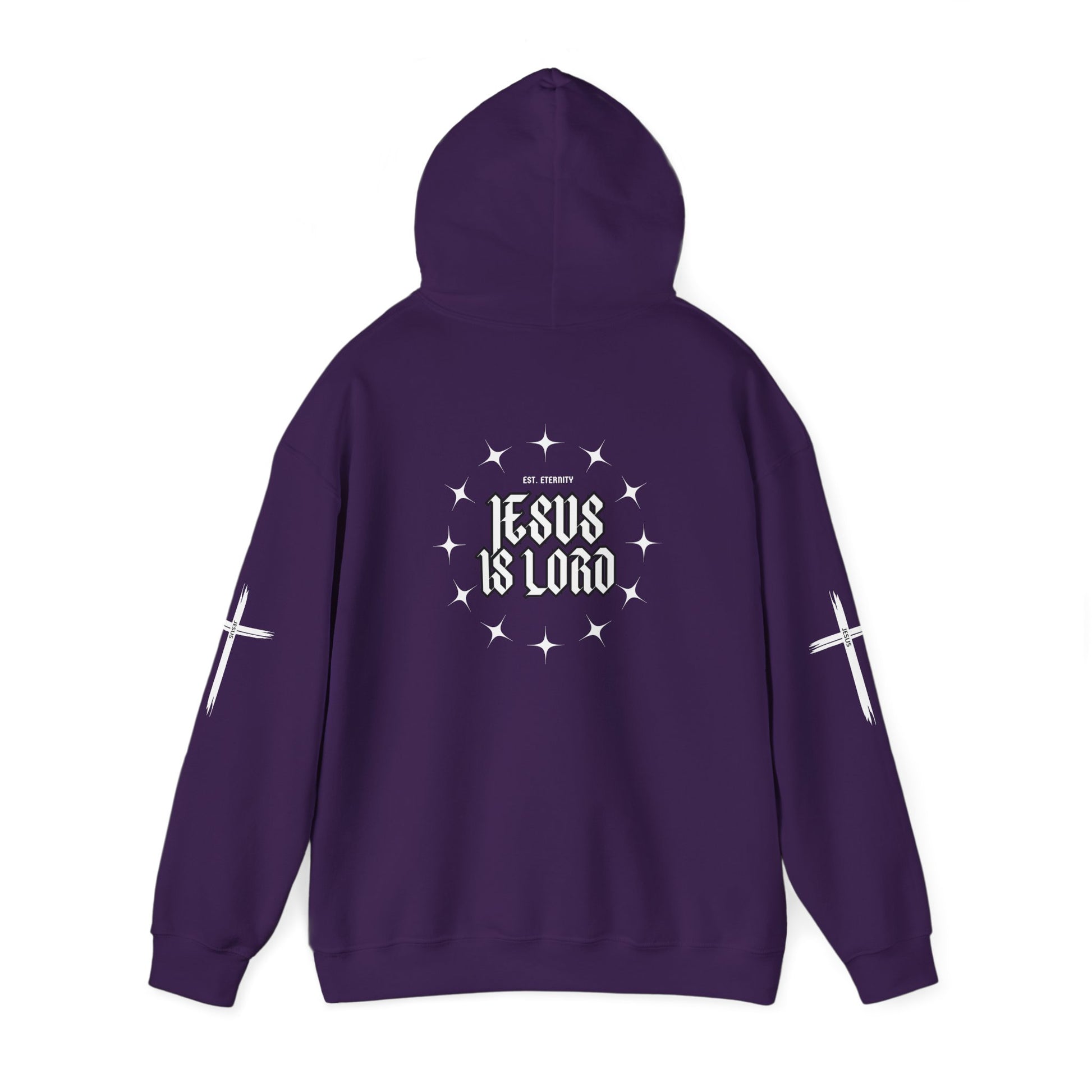 Unisex Heavy Hooded Sweatshirt - Jesus Is Lord Design