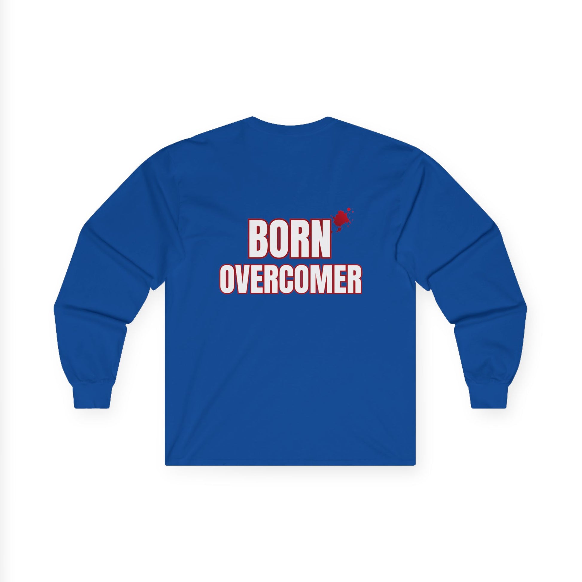 Born Overcomer Unisex Long Sleeve Tee - Inspirational Motivational Shirt