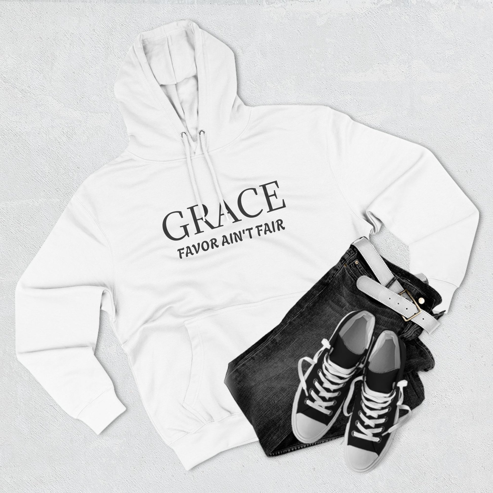 Grace Favor Ain't Fair Hoodie - Cozy Inspirational Fleece