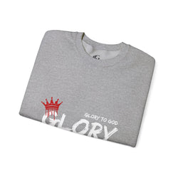 Collection of Glory to God for the Things He Has Done - Unisex Crewneck Sweatshirt in a gallery layout