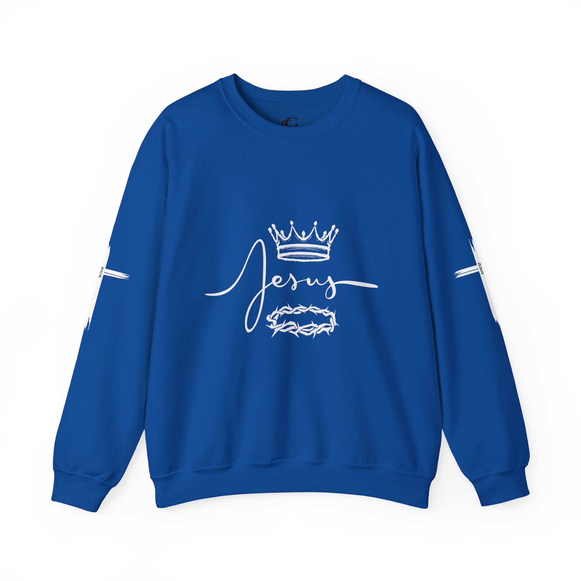 Jesus Crown & Thorns Unisex Crewneck Sweatshirt