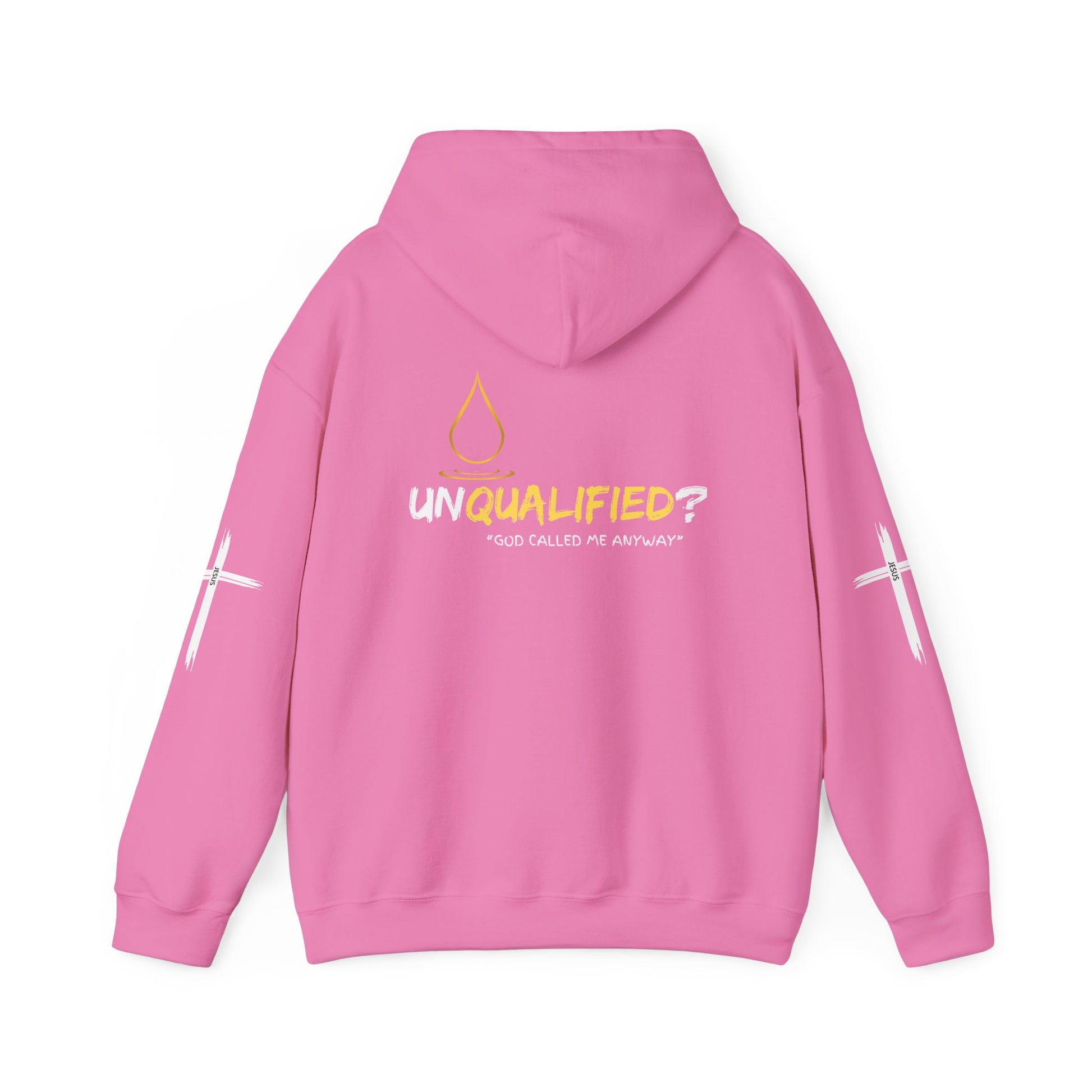 Unisex Hoodie: Unqualified? God Called Me Anyway - Faith-Inspired Apparel