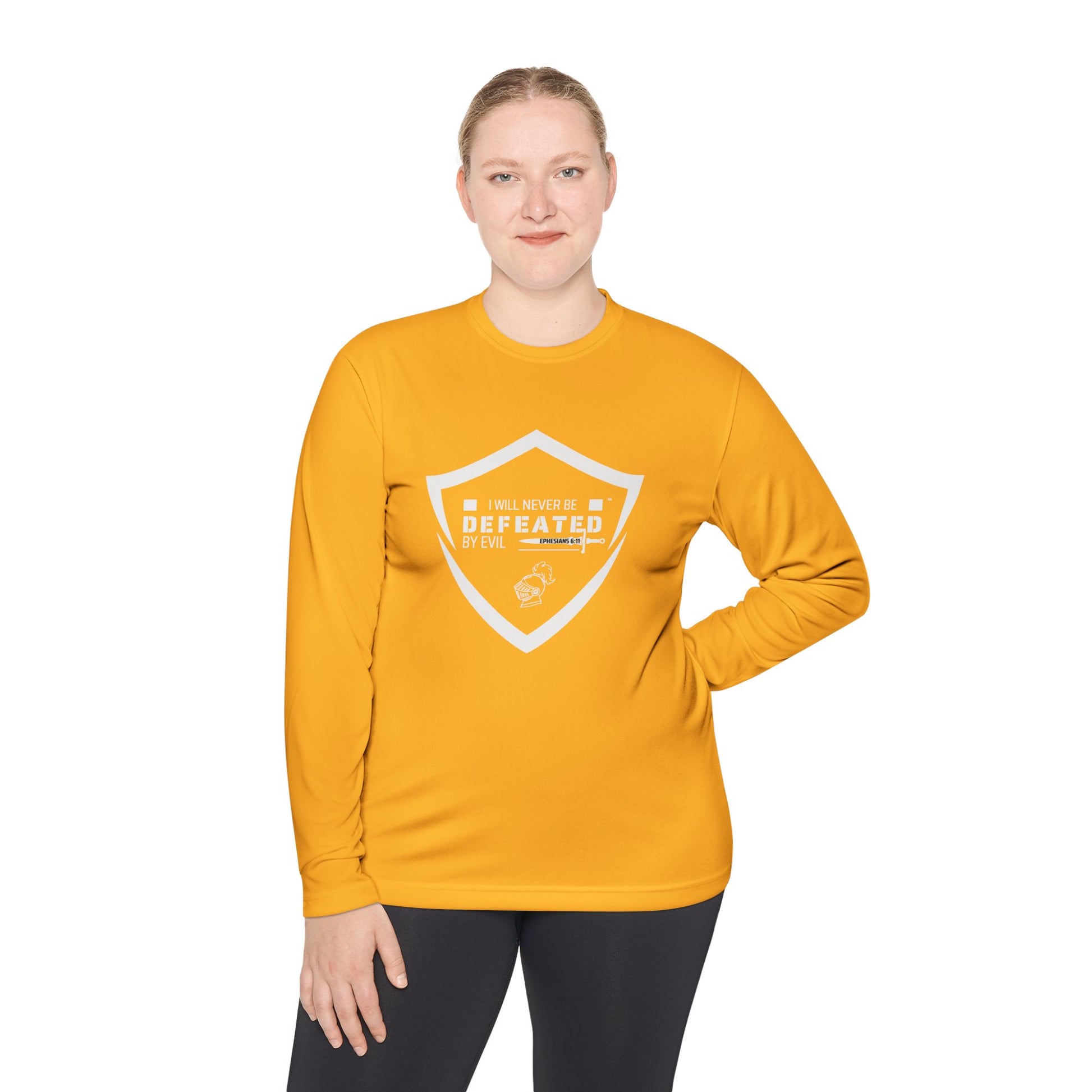 'Victorious & unDefeated' Unisex Lightweight Long Sleeve Tee