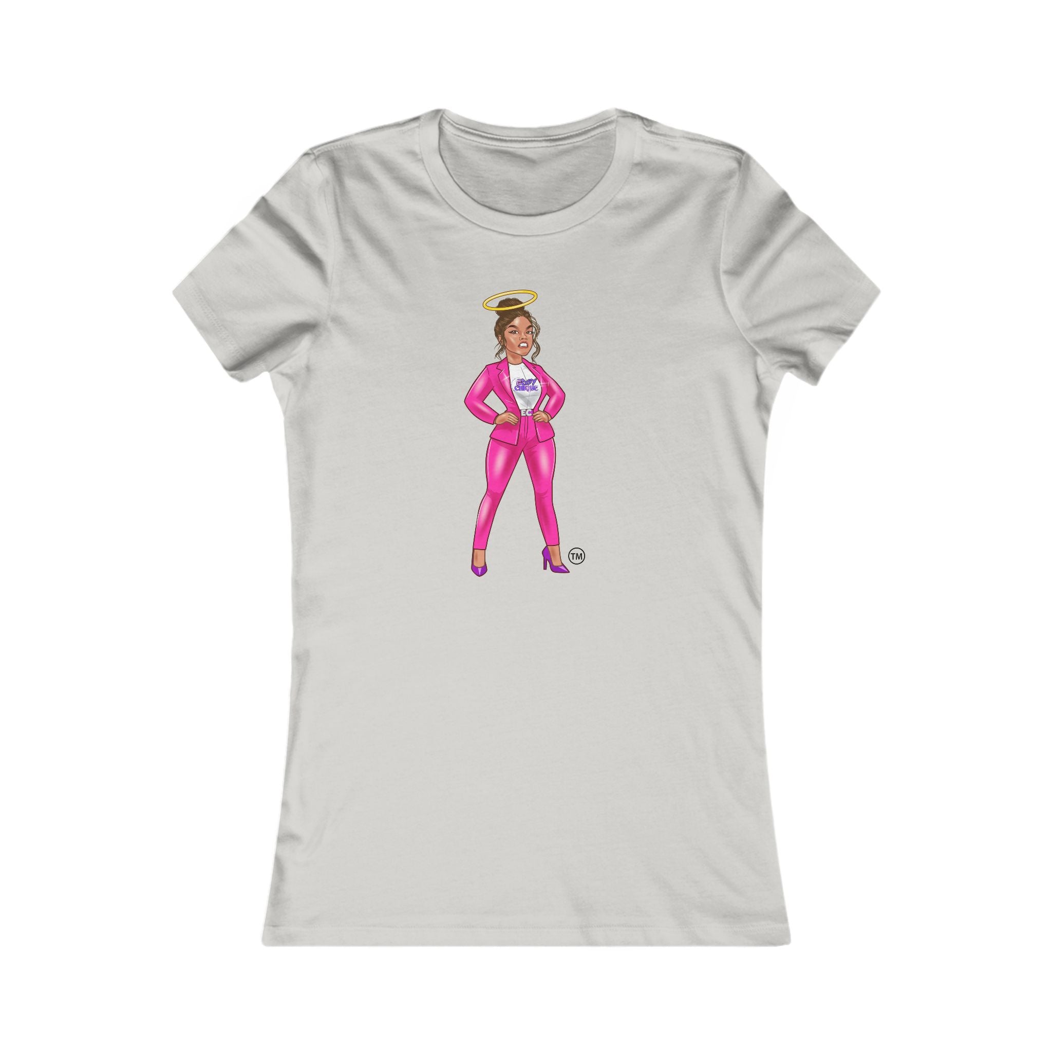 Collection of Edgy Chique Empowered Women’s Favorite Tee - Bold Graphic Tee with a Boss Lady Design in a gallery layout