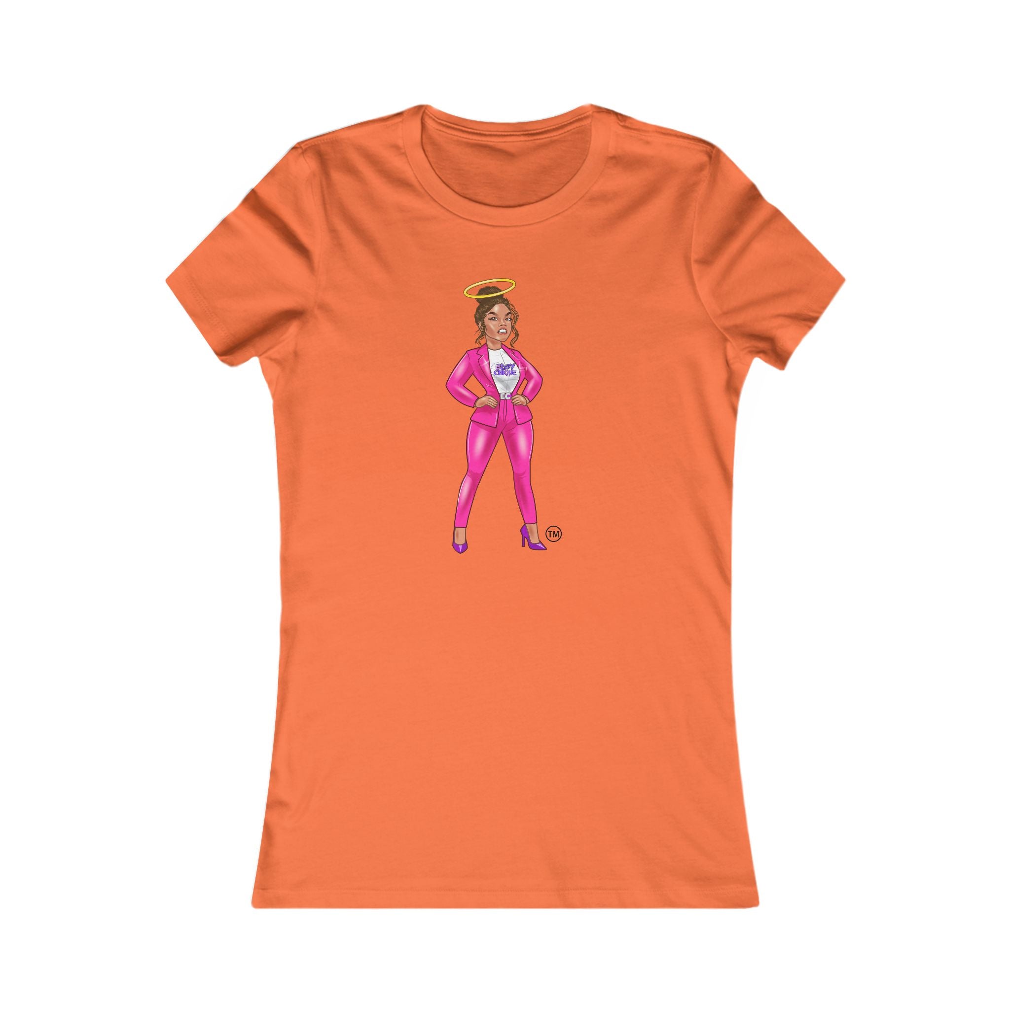 Collection of Edgy Chique Empowered Women’s Favorite Tee - Bold Graphic Tee with a Boss Lady Design in a gallery layout