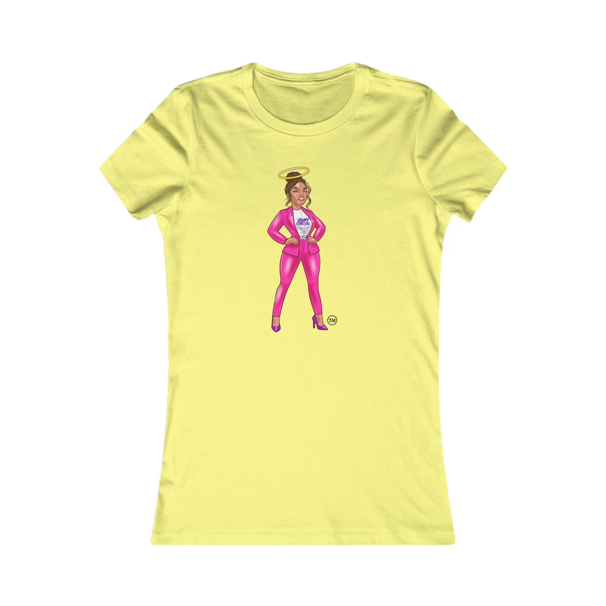 Collection of Edgy Chique Empowered Women’s Favorite Tee - Bold Graphic Tee with a Boss Lady Design in a gallery layout