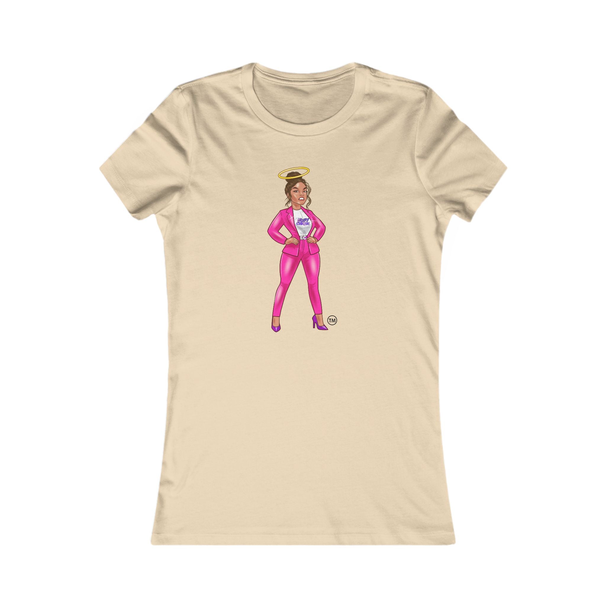 Collection of Edgy Chique Empowered Women’s Favorite Tee - Bold Graphic Tee with a Boss Lady Design in a gallery layout