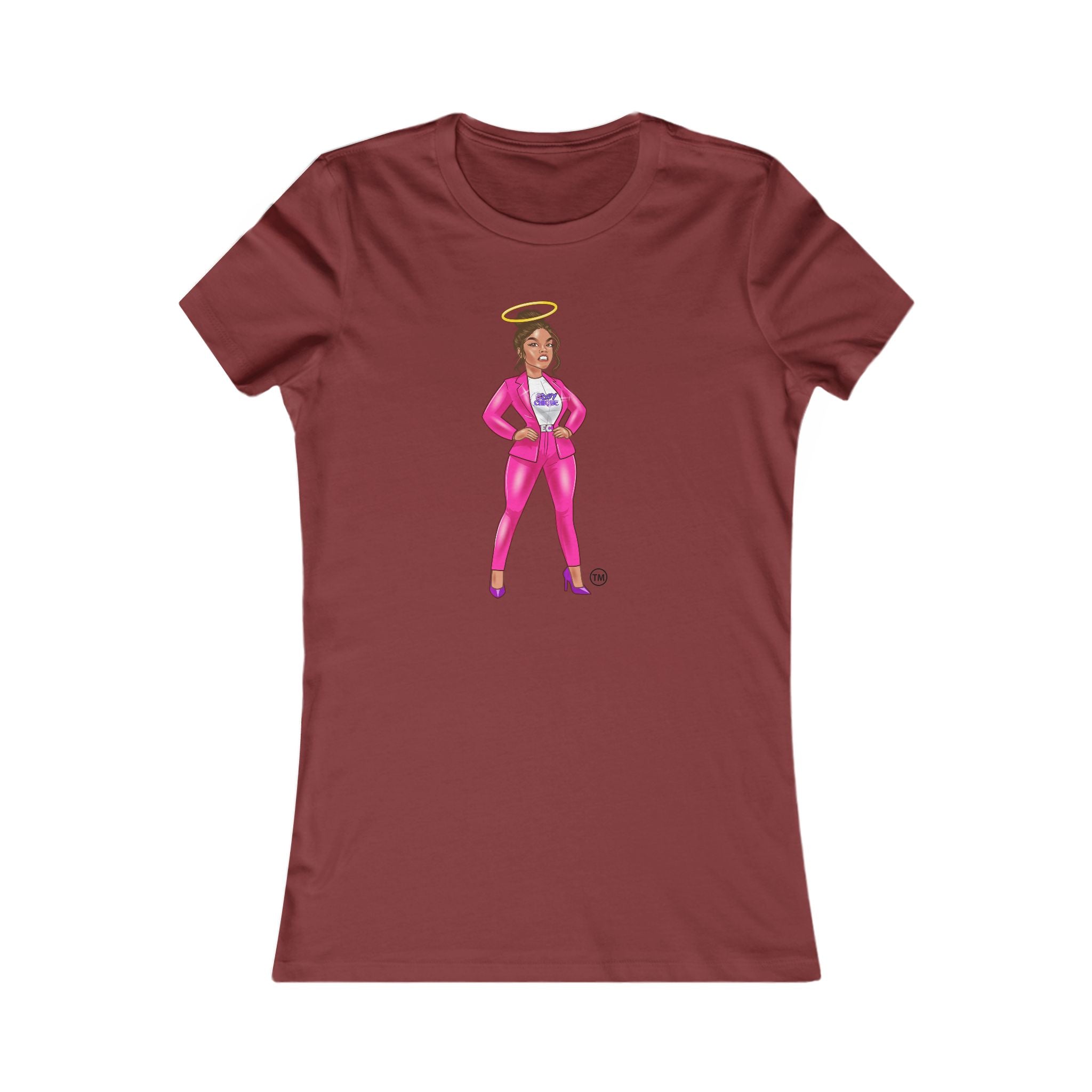 Collection of Edgy Chique Empowered Women’s Favorite Tee - Bold Graphic Tee with a Boss Lady Design in a gallery layout